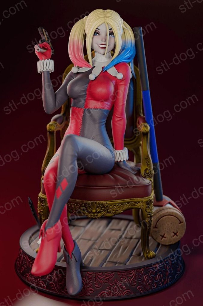 经典 哈利·奎因(Classic Harley Quinn) 3D打印图纸